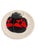 Italian Vintage Hand-Painted Italian Artisan Ceramic Decorative Plate – Ladybug Motif For Sale - Image 3 of 11