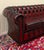 1970s Vintage English Chesterfield Leather Tufted Sofa Oxblood Red Mid Century For Sale - Image 5 of 18