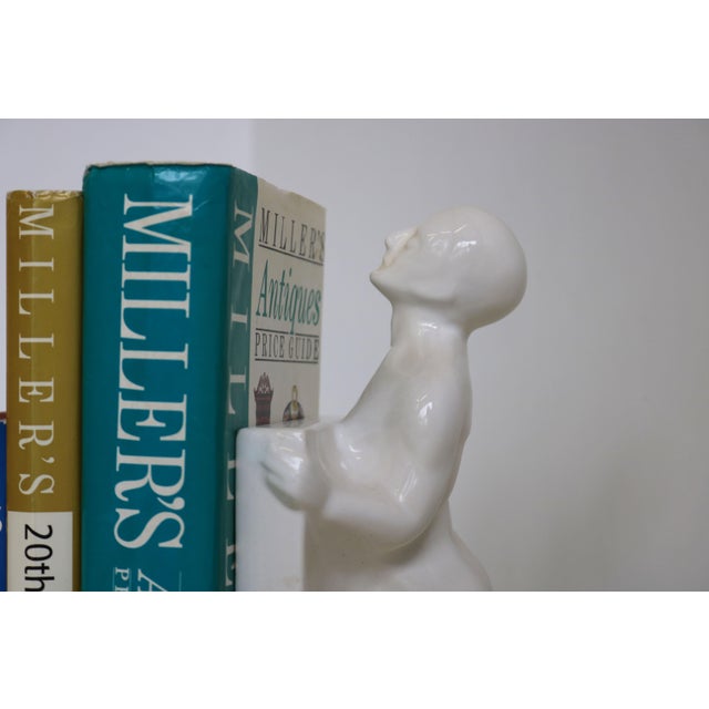 Vintage Dutch Art Deco Bookends by Godefridus Boonenkamp, 1925, Set of 2 For Sale - Image 6 of 12