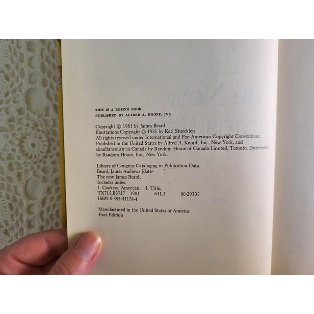 The New James Beard Cookbook, First Edition, Copyright 1981 For Sale - Image 4 of 12