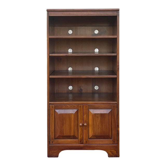 Vintage Ethan Allen Country Craftsman Traditional Rustic Pine Audio Unit or Record (19