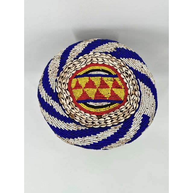 Bamileke Trade Bead Animal Stool For Sale In Greensboro - Image 6 of 12