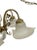 Vintage Art Nouveau Style Fleur De Lis Calla Lillies Shades 5 Arms Chandelier For Sale - Image 4 of 13