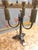 Large Brass Candelabras, 1940s, Set of 2 For Sale - Image 6 of 13