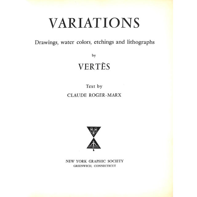 ROGER-MARX. Claude [text by] VERTES, Marcel [150] pp. New York Graphic Society 1961 13" x 10" This edition is limited to...