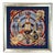 Hermes Monsieur Montres Vintage Framed Silk Scarf For Sale