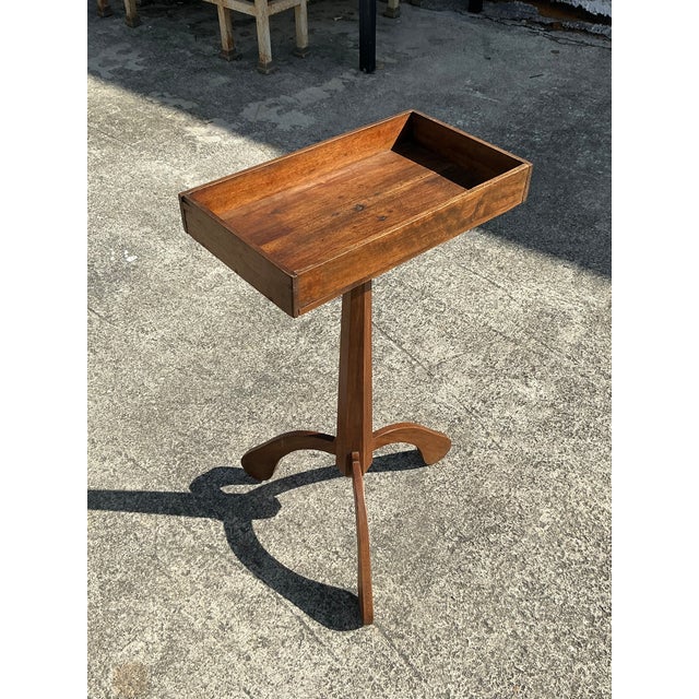 This charming vintage boho primitive side table brings a touch of rustic elegance to any space. Featuring a beautifully...