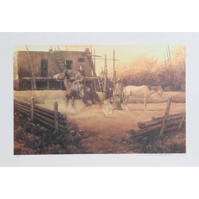 Rustic Dan Bodelson, Rowdy Morning, Lithograph For Sale - Image 3 of 3