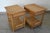 Wood Bedside Tables in Woven Wicker and Bamboo, 1970s, Set of 2 For Sale - Image 7 of 16