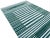 Forest Green Not Yet Made - Made To Order Handmade Cotton Natural Vegetable Dyed Reversible Forest Green White Striped Rug Dhurrie - 5'x7' For Sale - Image 8 of 12