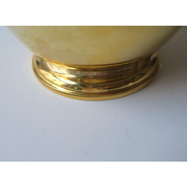 Italian Gold Plated Ice Bucket Wine Cooler For Sale - Image 9 of 11