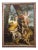 Mid-Century French Oil Painting of Saint Rose of Lima With Cherubs For Sale