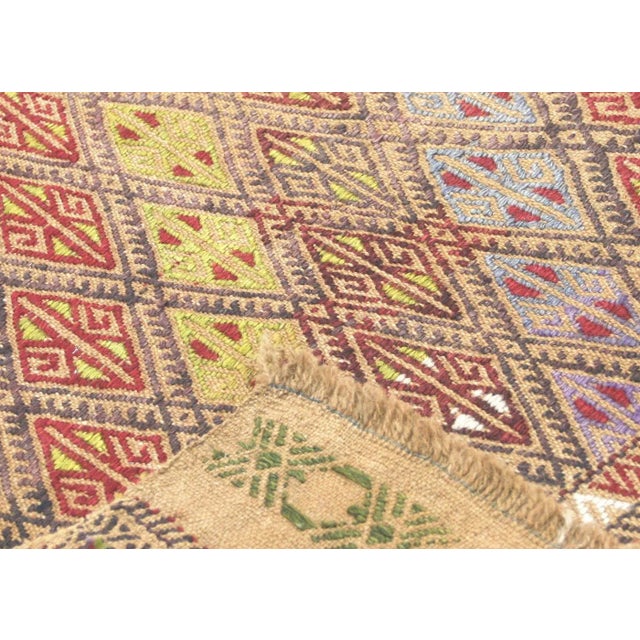 1960s Turkish Kilim Rug For Sale - Image 4 of 6
