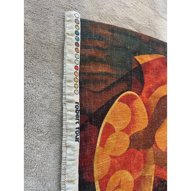 Aubusson Tapestry by L. Toffoli, 1980s For Sale - Image 4 of 6