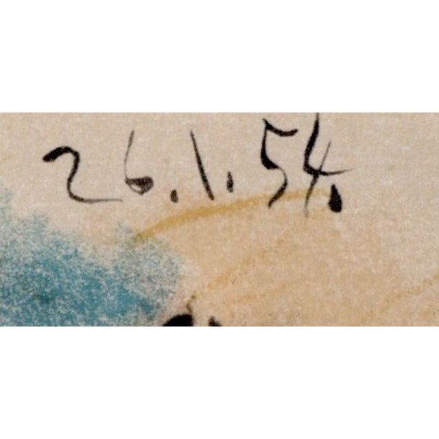 Pablo Picasso, Woman with Monkey, Lithograph, 1954 For Sale - Image 7 of 8