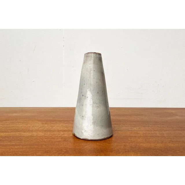 Mid-Century Modern Mid-Century German Minimalist Studio Pottery Vase, 1960s For Sale - Image 3 of 13