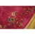 1920s 1920s Bright Pink Floral Modern Antique Chinese Deco Rug 8' 10" X 11' 6" Knotted For Sale - Image 5 of 9