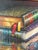Modern Framed Oil on Canvas "Libros Y Gafas" - "Books and Glasses" by Florencio Barandiaran Maza, Late 20th Century For Sale - Image 3 of 8