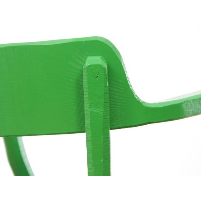 Vintage Green Side Chair For Sale - Image 15 of 17