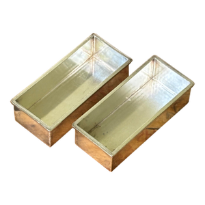 Vintage Mid-Century Modern Meridional Brazil Silverplated Desk Vanity Trays