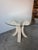 Vintage Coastal Organic Sculptural Pencil Reed Rattan Dining Table For Sale - Image 4 of 18