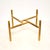 Gold Vintage Brass and Glass Coffee Table, 1970s For Sale - Image 8 of 11