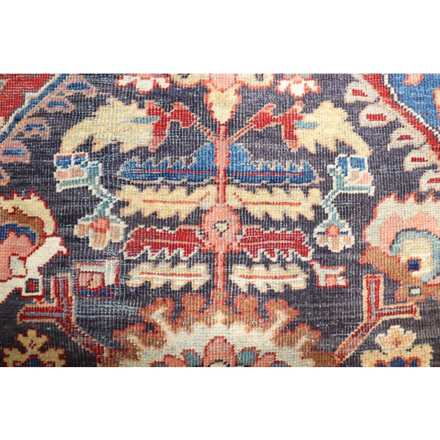 Persian Antique Zabihi Collection Persian Mahal Rug - 12'4" x 19'6" For Sale - Image 3 of 12