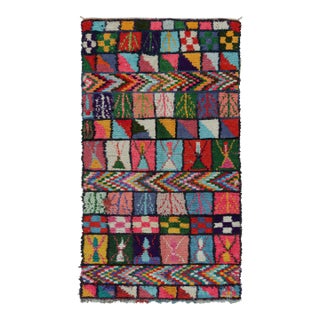 Vintage Azilal Moroccan Style Rug, With Geometric Patterns From Rug & Kilim For Sale