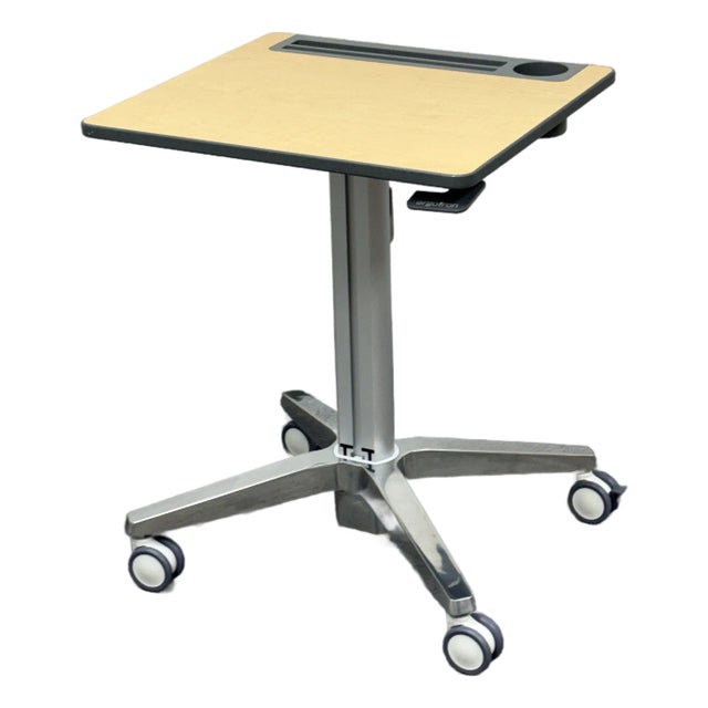 Ergotron Mobile Adjustable Desk For Sale