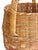 French Provincial Antique French Provincial Wicker Market Basket For Sale - Image 3 of 13