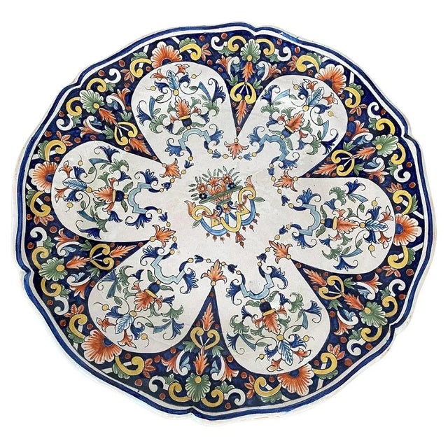Boulogne sur Mer Faience Dish, France, 19th Century For Sale - Image 13 of 13