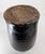 19th Century Rustic Primitive Black Glazed Redware Storage Jar For Sale - Image 12 of 12