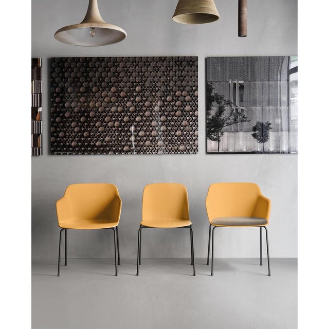 Deep Plastic Soft Armchair in Polypropylene and Oak by Quinti Sedute For Sale - Image 12 of 18