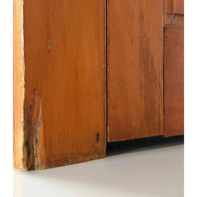Wood Early American Pine Cabinet For Sale - Image 7 of 13