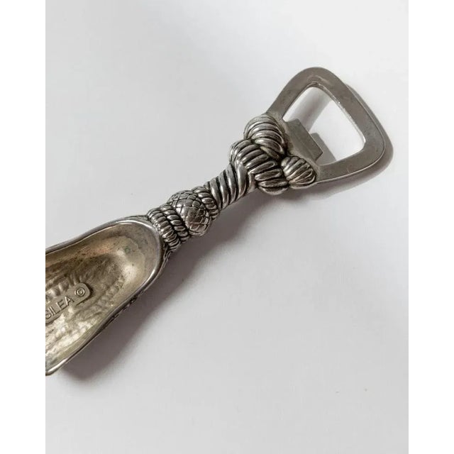 Vintage Silver-Plated Tassel Bottle Opener from Silea, France, 1970s For Sale - Image 9 of 11