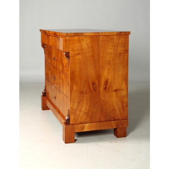 Large Biedermeier Chest of Drawers, 1845 For Sale - Image 13 of 16