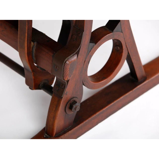 Set of Czech Vintage School Desks from D. G. Fischel & Söhne, Set of 2 For Sale - Image 12 of 13