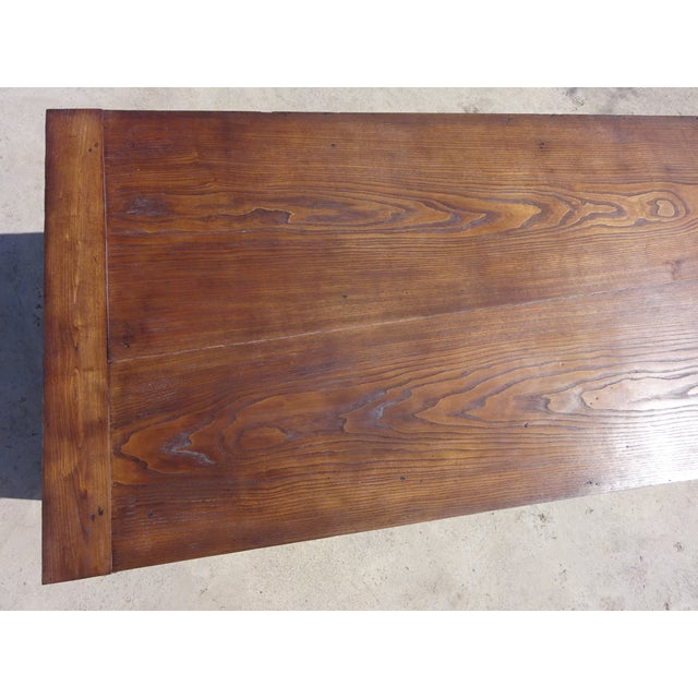 Antique Farm Oak Table, 1800s For Sale - Image 11 of 18