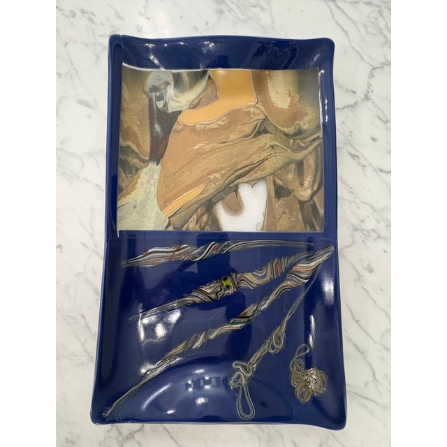 Contemporary Art Glass Tray For Sale - Image 3 of 4