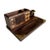 Mid 20th Century Vintage French Art Deco Handmade Wood and Brass Desk Set For Sale - Image 5 of 11