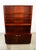 Mid-Century Modern Mid Century Danish Modern Cabinet Rosewood Bookshelf Shelves Metal Handles MCM For Sale - Image 3 of 12