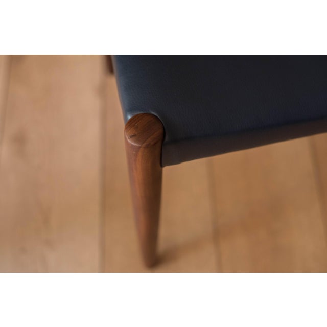 Vintage Set of Six Sculptural Solid Teak Danish Dining Chairs by Vamo Sønderborg For Sale - Image 16 of 18