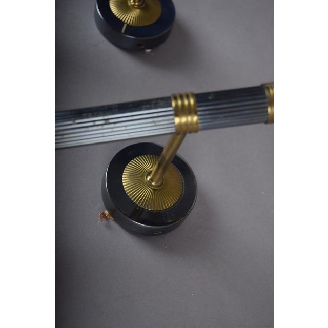 1970s Wall Lights, Style of Maison Jansen, Neoclassical French Design - a Pair For Sale - Image 12 of 12