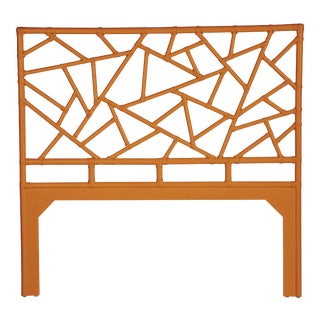 Tiffany Headboard Queen - Orange For Sale