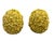 Pair of Vintage Italian Majolica Ceramic Floral Ball Vases For Sale - Image 4 of 12