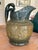 Majolica Antique Majolica Hunt Scene Pitcher For Sale - Image 4 of 4