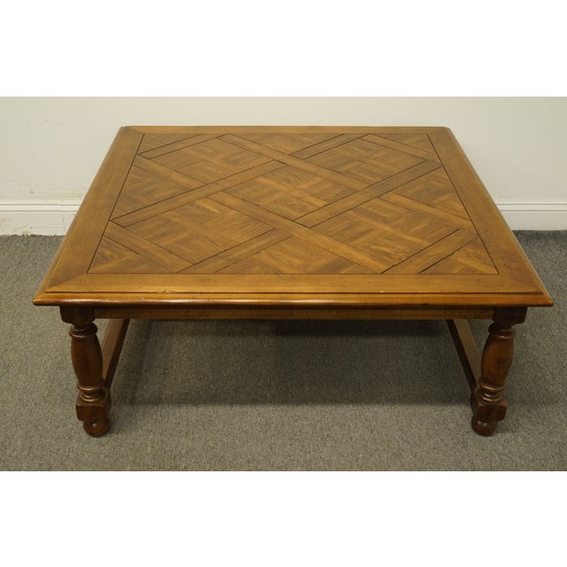 Traditional Hickory White Legends Collection Rustic Style 43" Square