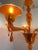 Contemporary Translucent Orange Glass Chandelier For Sale - Image 4 of 9