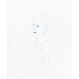 Polneko by Steve Kim | Oil Painting of a woman with ethereal features and light colors. For Sale