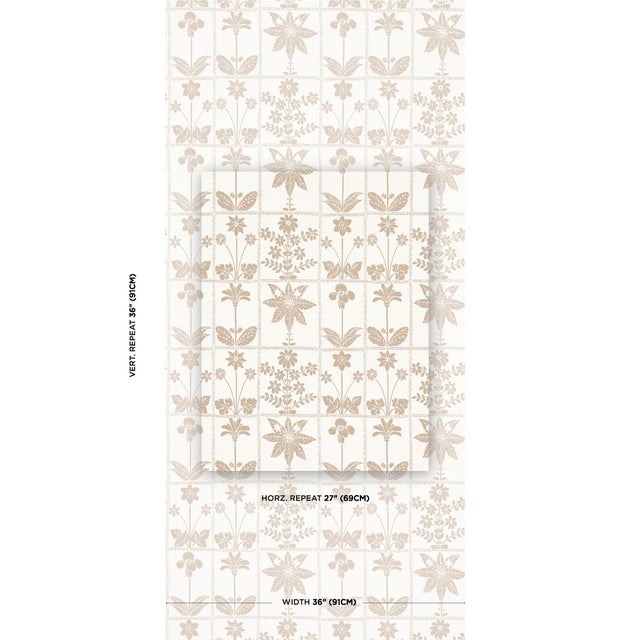 Inspired by a midcentury pattern in our archive, Georgia Wildflowers is a stylized silhouette design with endless charm....